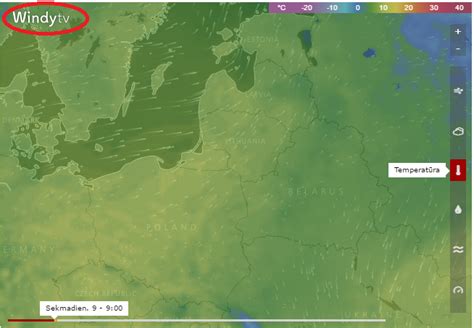 Orų prognozių žemėlapiai .